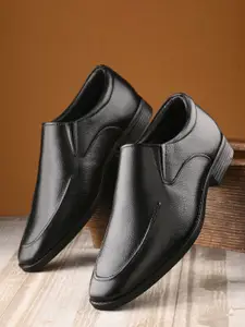 Auserio Men Leather Formal Slip-On Shoes