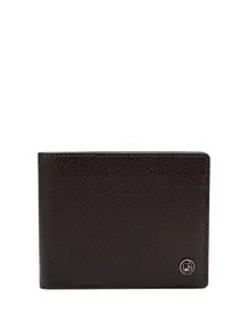 Da Milano Men Solid Leather Two Fold Wallet