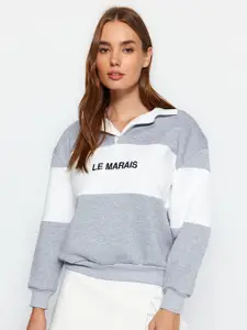 Trendyol Women Colourblocked Sweatshirt