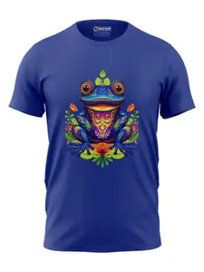 Print My Fashion Boys Graphic Printed Round Neck Cotton T-shirt