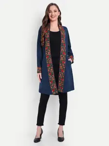 HAUTEMODA Women Embroidered Shrug