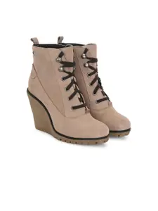 Delize Women Wedge-Heeled Winter Boots