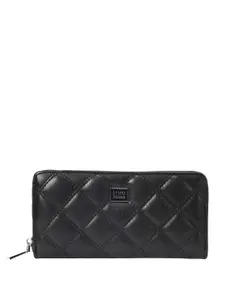 Lino Perros Women Quilted Zip Around Wallet