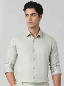 Mufti Men hw-24 Slim Fit Solid Cotton Casual Shirt