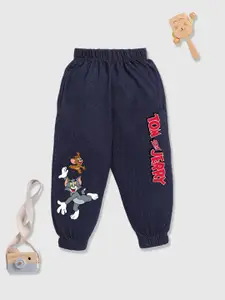 YK X Minute Mirth Boys Tom & Jerry Printed Cotton Joggers