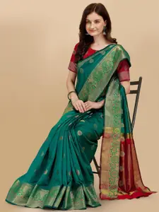Areca Designer Ethnic Motifs Zari Banarasi Saree