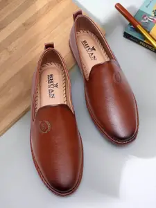 SHUAN Men Round Toe Lightweight Flatforms