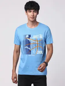 ADRO Men Graphic Printed Cotton T-shirt