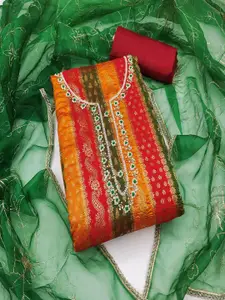 ASISA Embroidered Beads & Stones Unstitched Dress Material