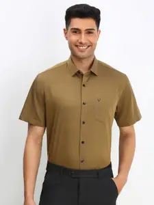 Allen Solly Men Spread Collar Solid Cotton Slim Fit Formal Shirt