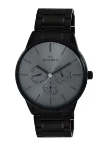 maxima Men Dial & Stainless Steel Straps Analogue Watch O-65583CMGB
