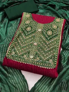 JULEE Embroidered Sequinned Unstitched Dress Material