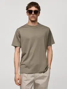 MANGO MAN Pure Cotton Slim Fit T-shirt