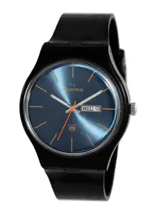 maxima Men Printed Dial & Straps Analogue Watch 39334PPGW