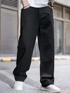 Ben Martin Men Loose Boyfriend Fit High-Rise Light Fade Stretchable Jeans