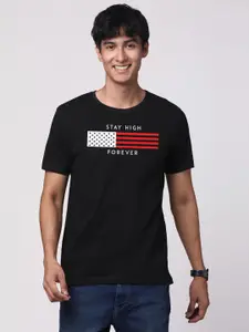 ADRO Men Graphic Printed Round Neck T-shirt