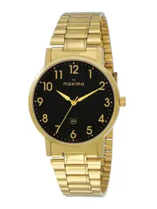 maxima Men Dial & Stainless Steel Straps Analogue Watch 68893CMGY
