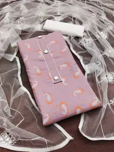 JULEE Paisley Printed Unstitched Dress Material