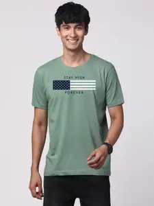 ADRO Men Graphic Printed Round Neck T-shirt