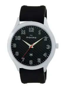 maxima Men Printed Dial & Straps Analogue Watch 66801PMGI