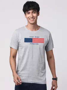 ADRO Men Graphic Printed Round Neck T-shirt