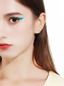 KRENOZ Contemporary Artificial Stones Studded Ear Cuffs