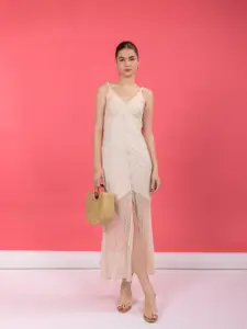 Stylecast X Hersheinbox Lace Sheath Midi Dress