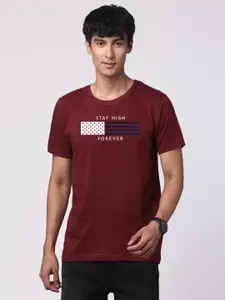 ADRO Men Graphic Printed Cotton T-shirt