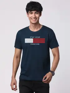 ADRO Men Graphic Printed Round Neck T-shirt