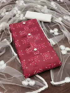 LADY SHOPI Bandhani Printed Unstitched Dress Material