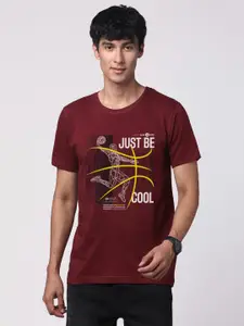 ADRO Men Graphic Printed Cotton T-shirt