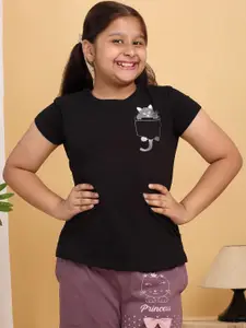 Sweet Dreams Girls Round Neck Lounge Tshirts