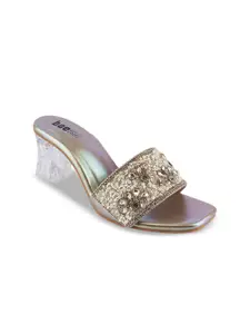 BAESD Embellished Party Block Heel Sandals