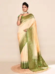 elora Woven Design Zari Banarasi Saree