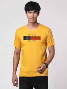 ADRO Men Graphic Printed Cotton T-shirt