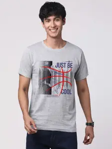 ADRO Men Graphic Printed Pure Cotton Round Neck T-shirt