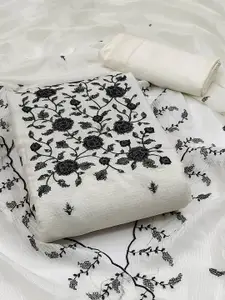 Peachmode Embroidered Unstitched Dress Material