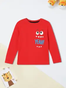 max Boys Graphic Printed Round Neck Cotton T-shirt