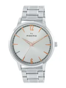 maxima Men Dial & Stainless Steel Straps Analogue Watch 66781CMGI