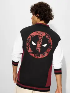 The Souled Store Men Graphic Printed Polo Collar Cotton Oversized T-Shirt