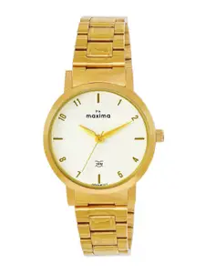 maxima Women Dial & Stainless Steel Straps Analogue Watch 69485CMLY