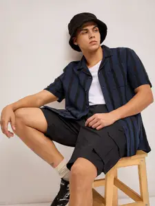 THE BEAR HOUSE Men Multi Stripes Opaque Casual Shirt