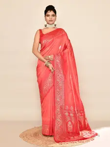 elora Floral Woven Design Banarasi Saree