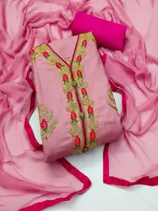 ASISA Embroidered Unstitched Dress Material