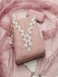 ASISA Embroidered Unstitched Dress Material