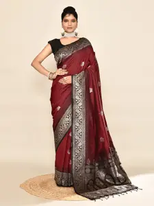 elora Woven Design Zari Banarasi Saree