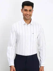 Allen Solly Men Spread Collar Vertical Striped Cotton Slim Fit Formal Shirt