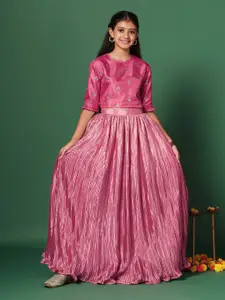 BAESD Girls Embroidered Ready to Wear Lehenga And Choli