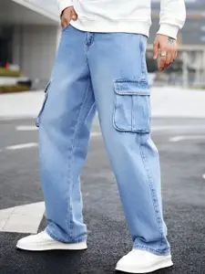 Ben Martin Men Loose Boyfriend Fit High-Rise Light Fade Stretchable Jeans