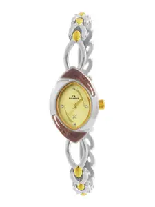 maxima Women Patterned Dial & Straps Analogue Watch 44132BMLT